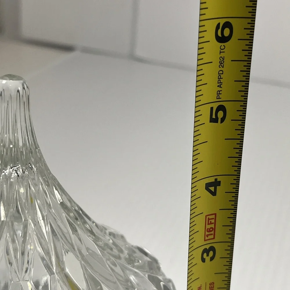 Famous Hersheys Kiss Crystal Candy Dish Clear